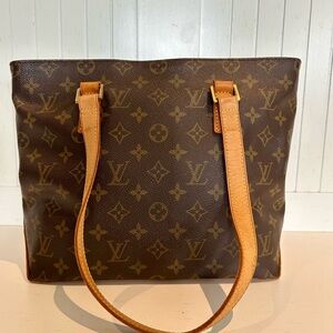 Vintage Louis Vuitton Cabas Piano Tote, Cabas Mezzo Monogram Canvas